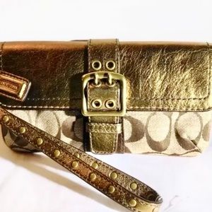 Coach Buckle Soho Wallet Wristlet
